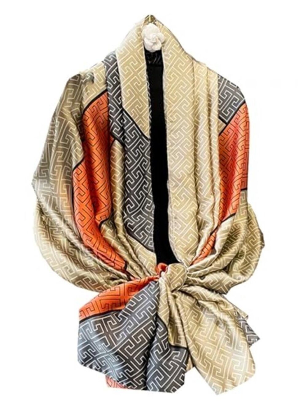 Dress Scarves Shawl Wraps Long Silky Scarf for Women Dressy Fashion Lightweight
